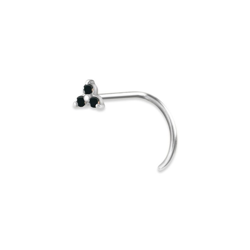 Trinity Curved Nose Stud