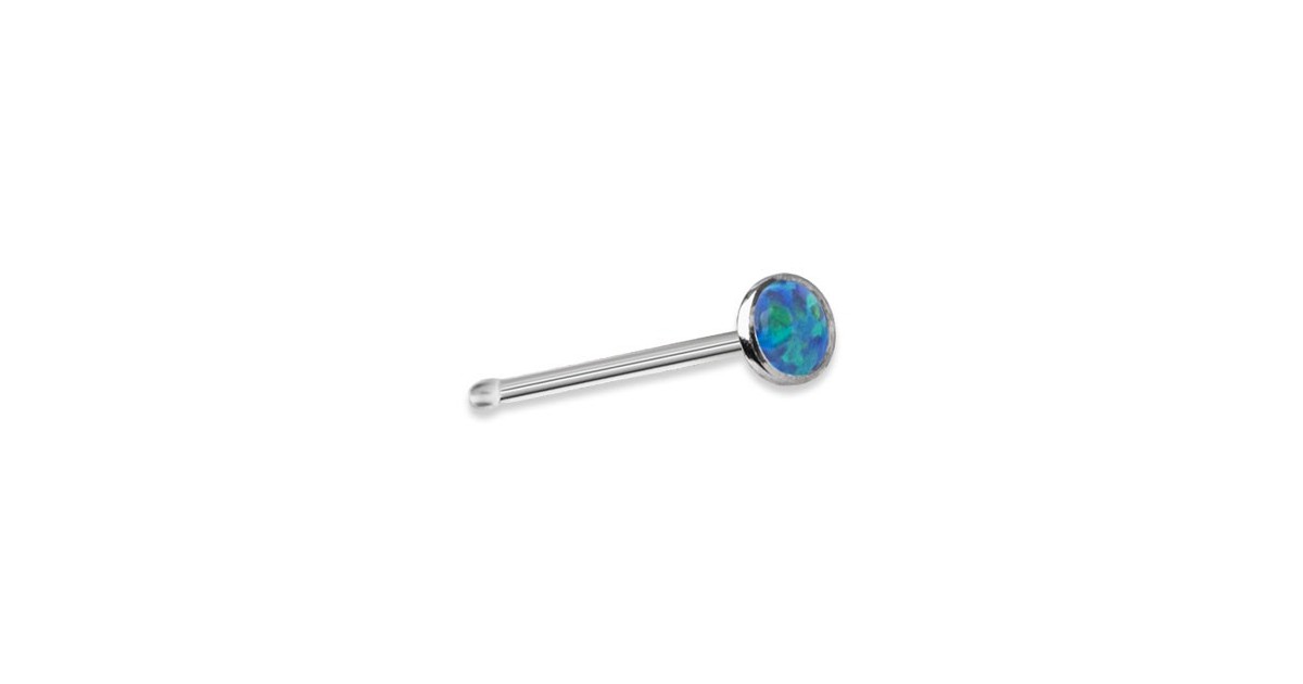 Opal Nose Bone Disc 2,35mm