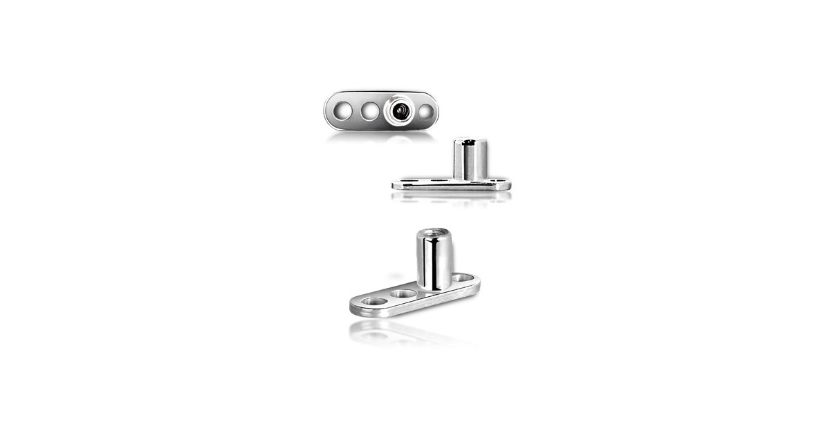Titanium Dermal Anchor 3 Holes Titanium Dermal Anchor 3 Holes