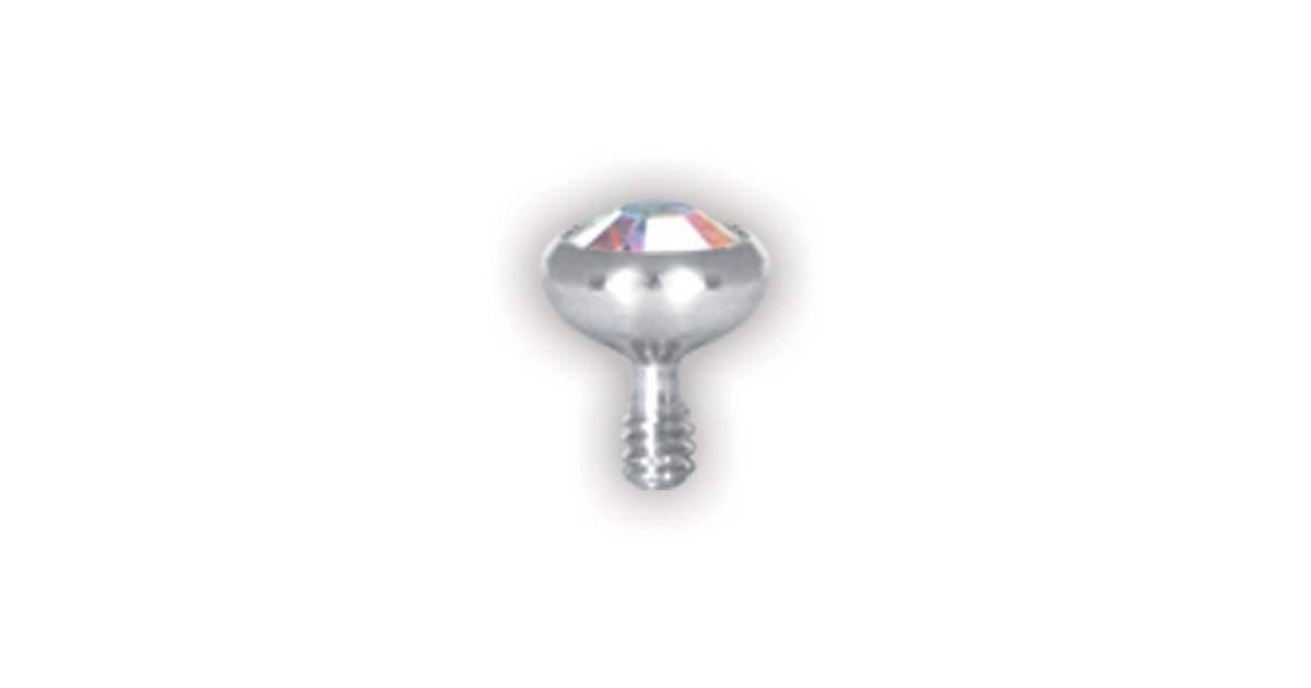 Jewelled Internal Disc For Micro Labrets Jewelled Internal Disc For Micro Labrets