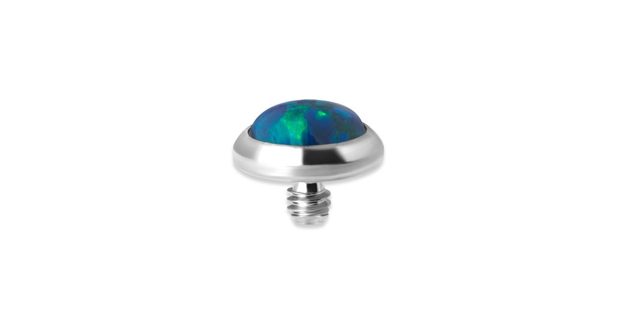 Titanium Opal Disc For Micro Barbells