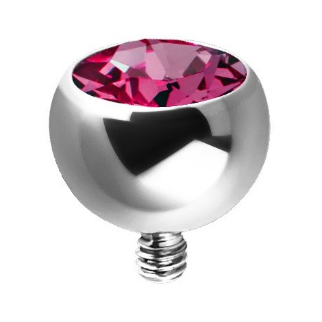 Micro Titanium Jewelled Ball For Internal Barbells