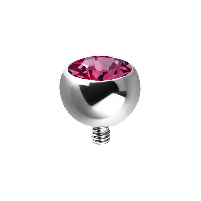 Micro Titanium Jewelled Ball For Internal Barbells