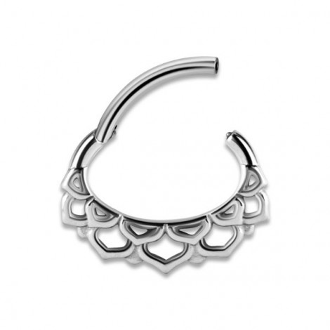Hinged Septum & Daith Clickers 1,2x6mm Mod.6