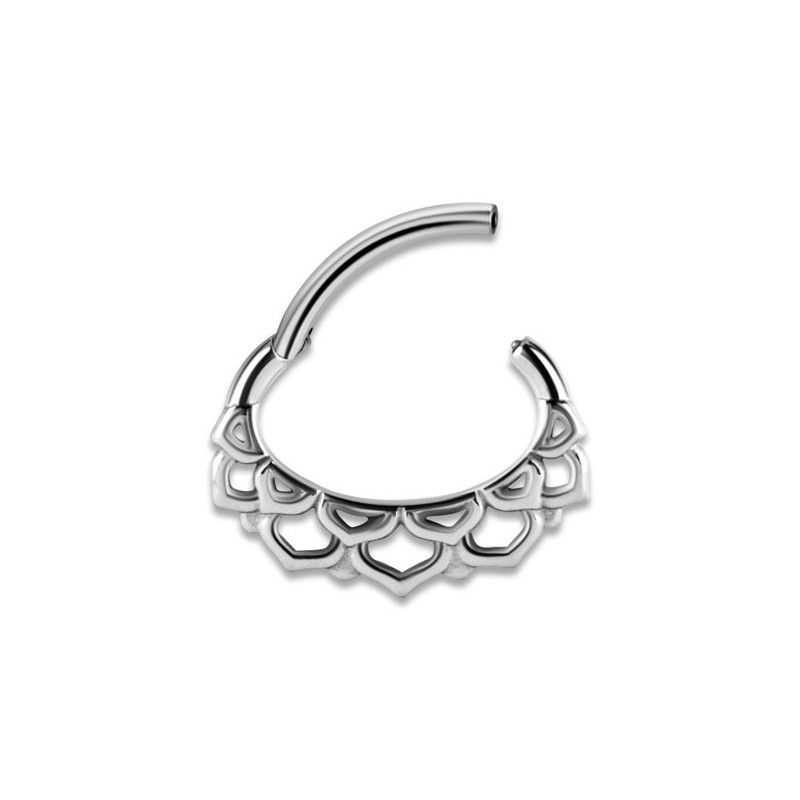 Hinged Septum & Daith Clickers 1,2x6mm Mod.6