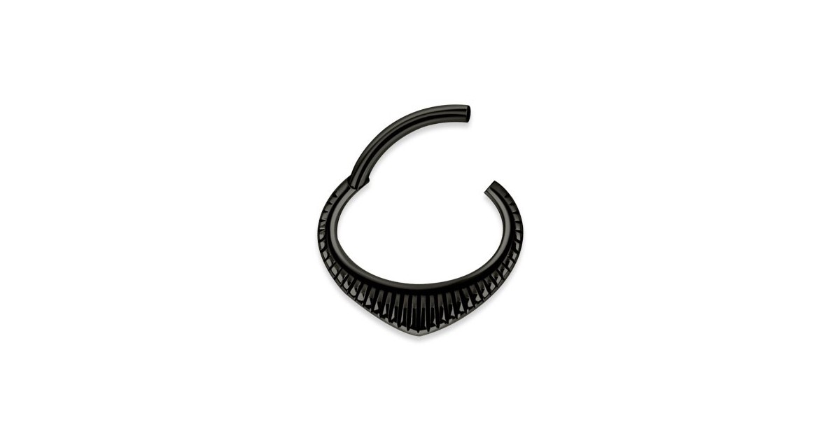 Bk 316 Hinged Septum & Daith Clickers Mod.3 Bk 316 Hinged Septum & Daith Clickers Mod.3