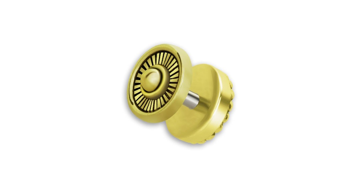 Brass Tribal Fake Plug Mod.2 Brass Tribal Fake Plug Mod.2