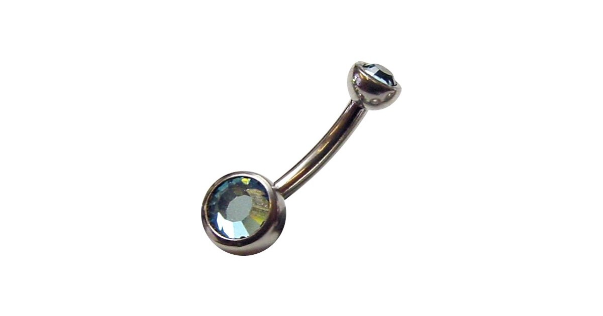 6mm Double Jewel Navel Bananabells 6mm Double Jewel Navel Bananabells
