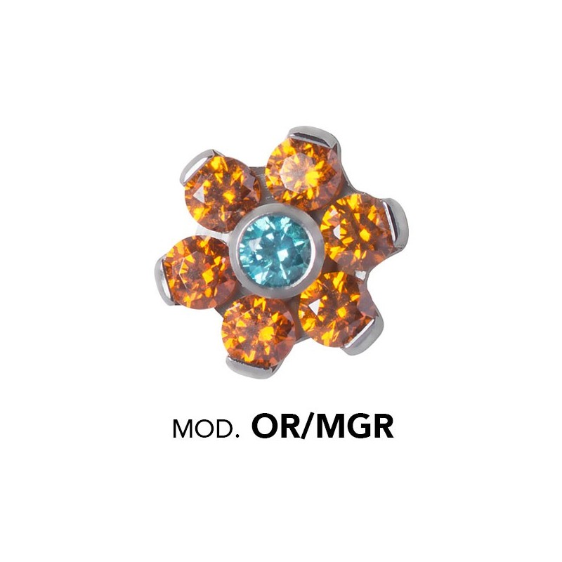 Titanium Micro Flowers For Micro Barbells