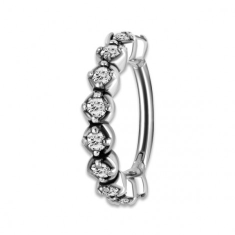 Hinged Ring W/zirconia Mod.10