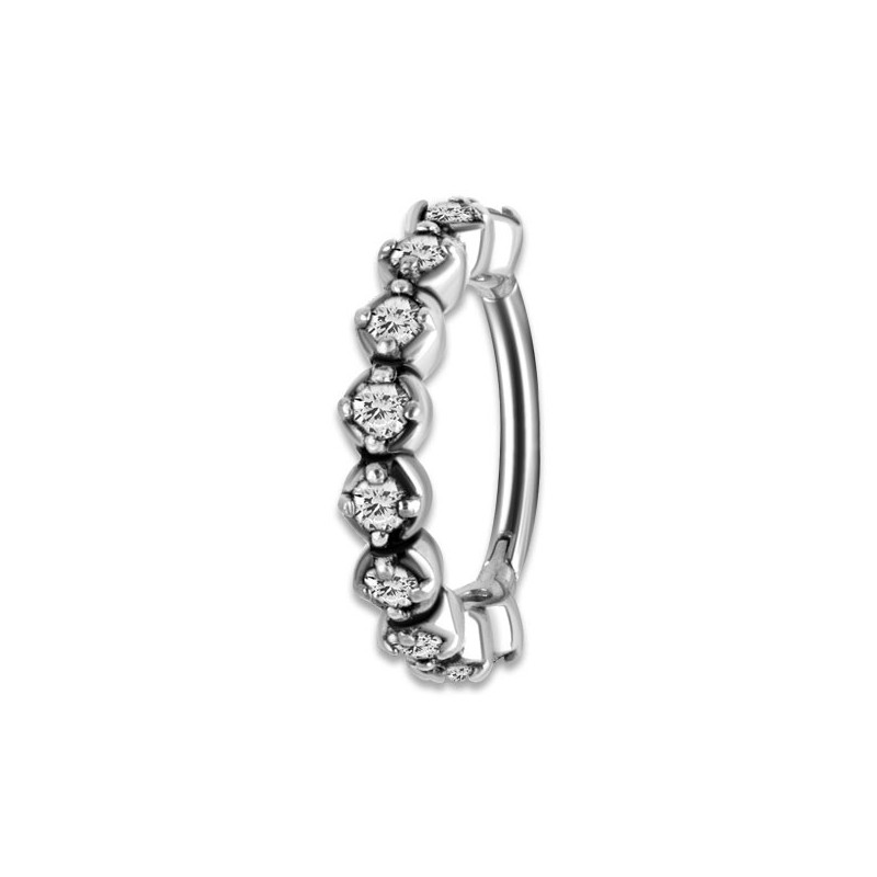 Hinged Ring W/zirconia Mod.10