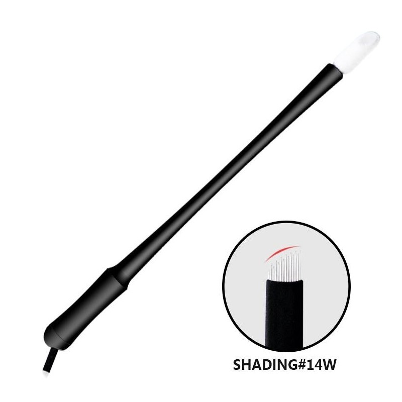 Nano Microblading Tool 5pcs With Sponge 0,18mm - W14 45° Angled