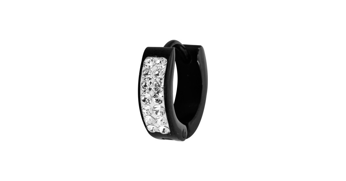 Bk 316 Crystal Hoop Bk 316 Crystal Hoop