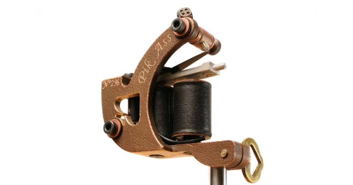 Brass Pik Ass Shader Tattoo Machine