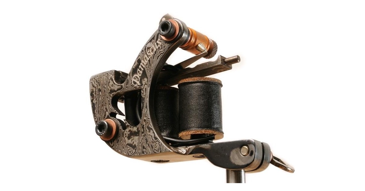 Damascus Pik Ass Liner Tattoo Machine Damascus Pik Ass Liner Tattoo Machine