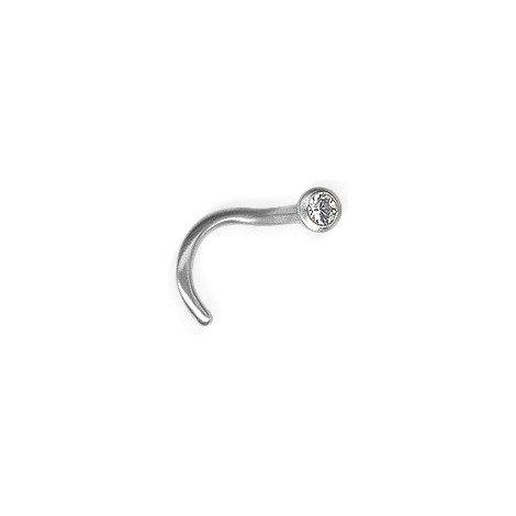 Set Jewel Nose Studs, Bent