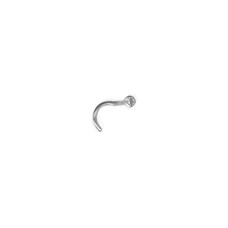 Set Jewel Nose Studs, Bent