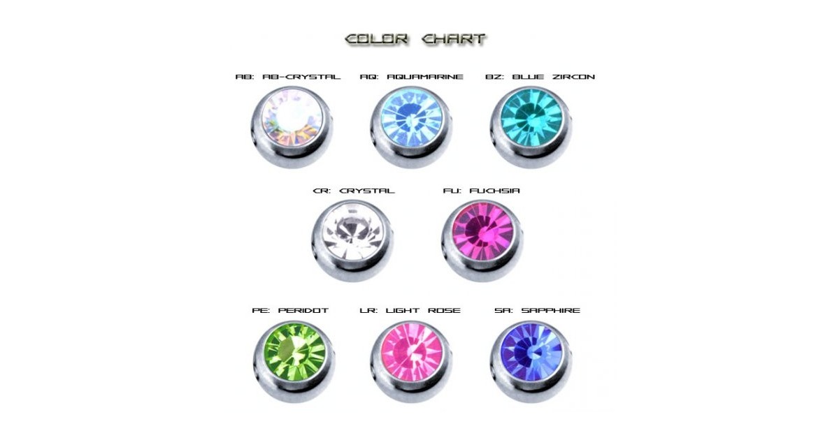 Jewel Clip-in Balls Jewel Clip-in Balls