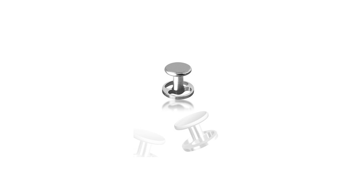 Titanium Dermal Skin Divers W/disc 3mm Titanium Dermal Skin Divers W/disc 3mm