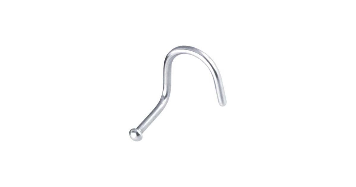 Tt Nose Studs, Bent Tt Nose Studs, Bent