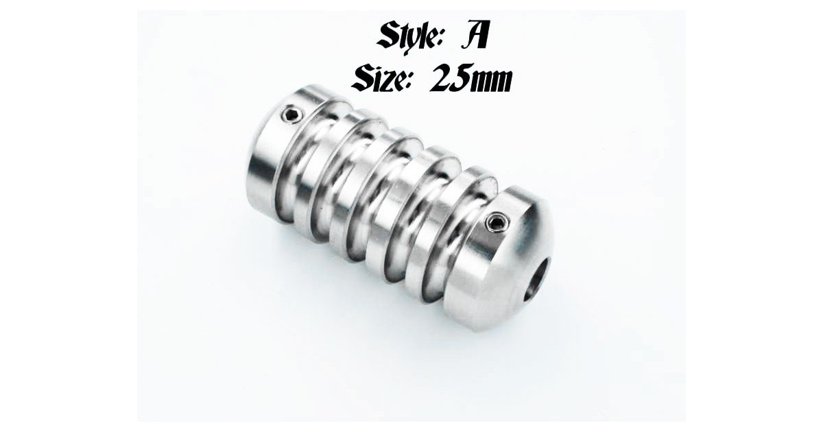 Stainless Grips 25mm A Stainless Grips 25mm A