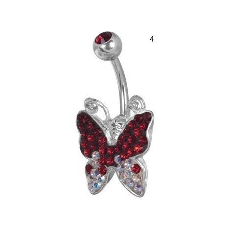 Ce Titanium Crystal Butterfly Banana