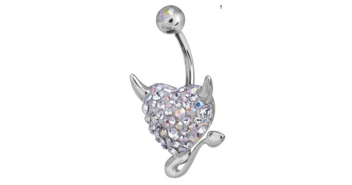 Ce Titanium Crystal Devil Heart Ce Titanium Crystal Devil Heart