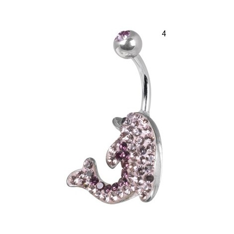 Ce Titanium Crystal Dolphin Banana