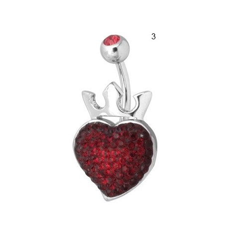 Ce Titanium Crystal Royal Heart