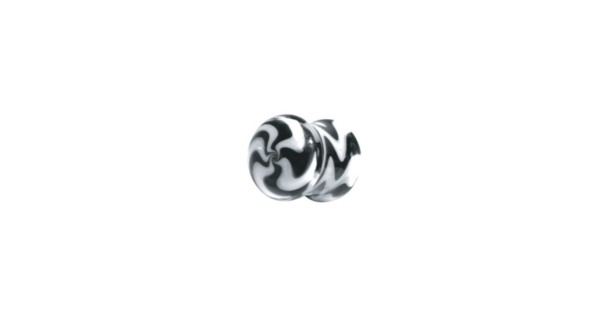 Pirex Plugs Black & White Pirex Plugs Black & White