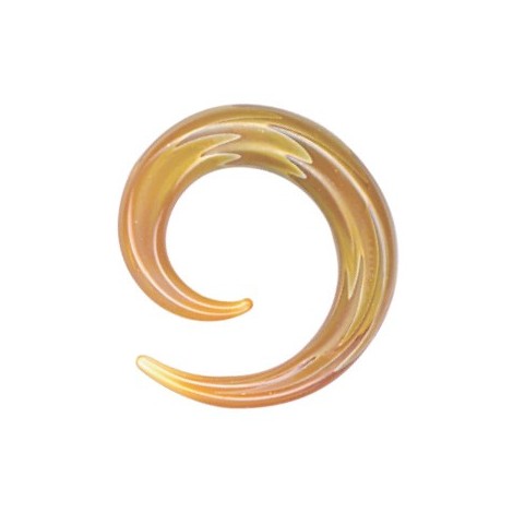 Pirex Spiral Amber