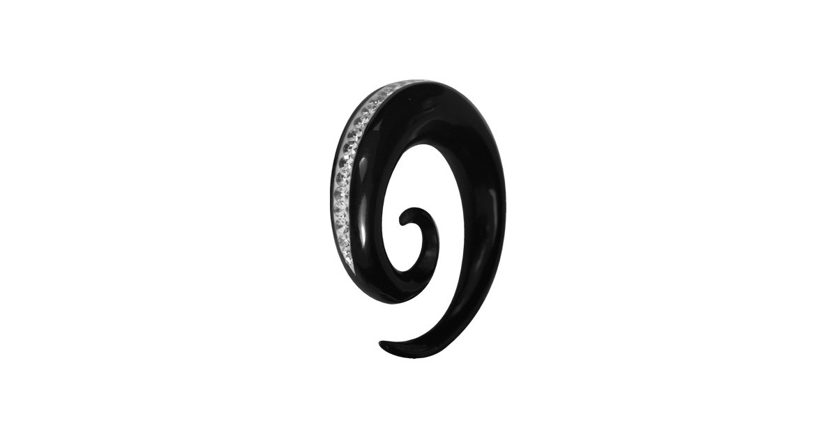 Crystal Horn Spiral Front Crystal Horn Spiral Front