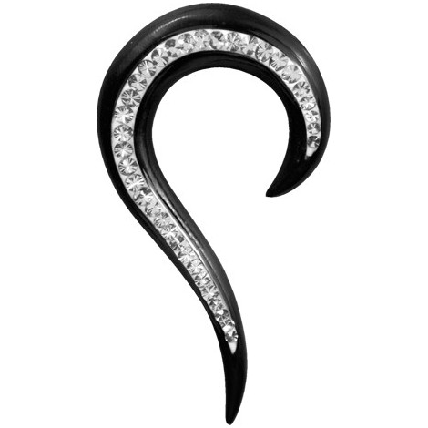 Crystal Horn Fish Hook Side