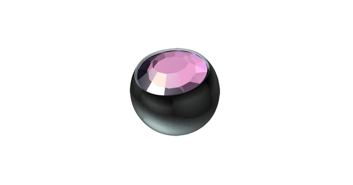 Bk Tt Jewel Screw-on Balls