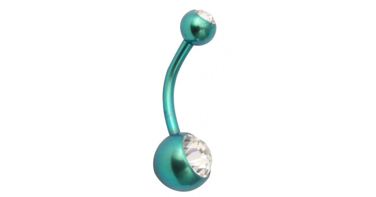 Tt-gr Double Jewel Navel Bananabell Tt-gr Double Jewel Navel Bananabell