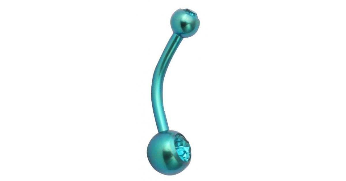 Tt-gr Double Jewel Navel Bananabell Tt-gr Double Jewel Navel Bananabell
