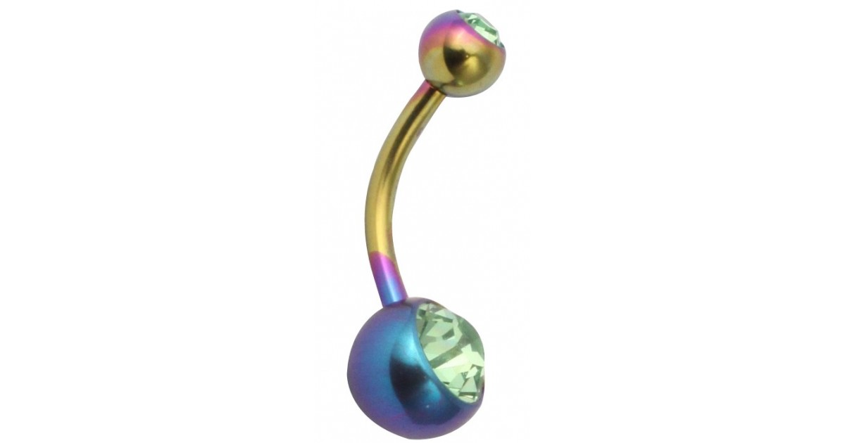 Tt-rb Double Jewel Navel Bananabell Tt-rb Double Jewel Navel Bananabell