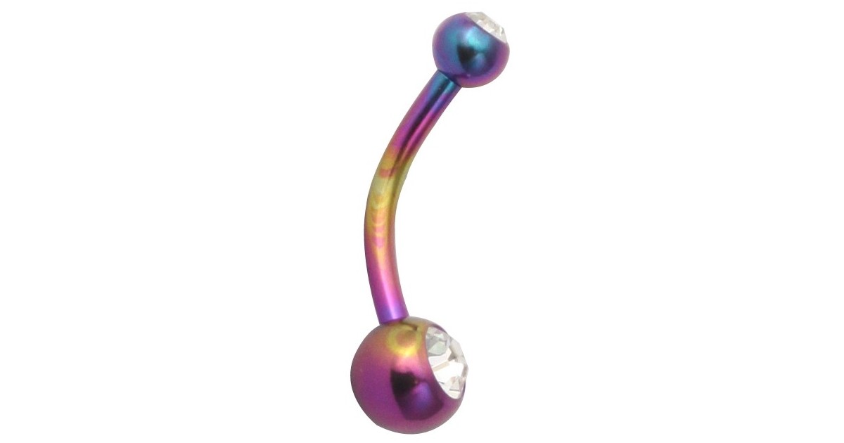 Tt-rb Double Jewel Navel Bananabell Tt-rb Double Jewel Navel Bananabell