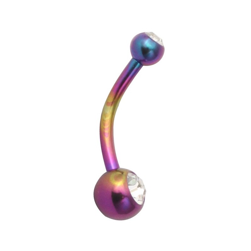 Tt-rb Double Jewel Navel Bananabell