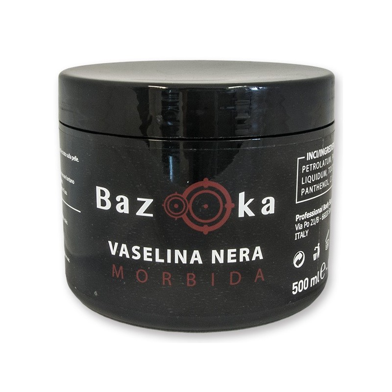 Vaselina Nera Arricchita Bazooka 500ml - Morbida