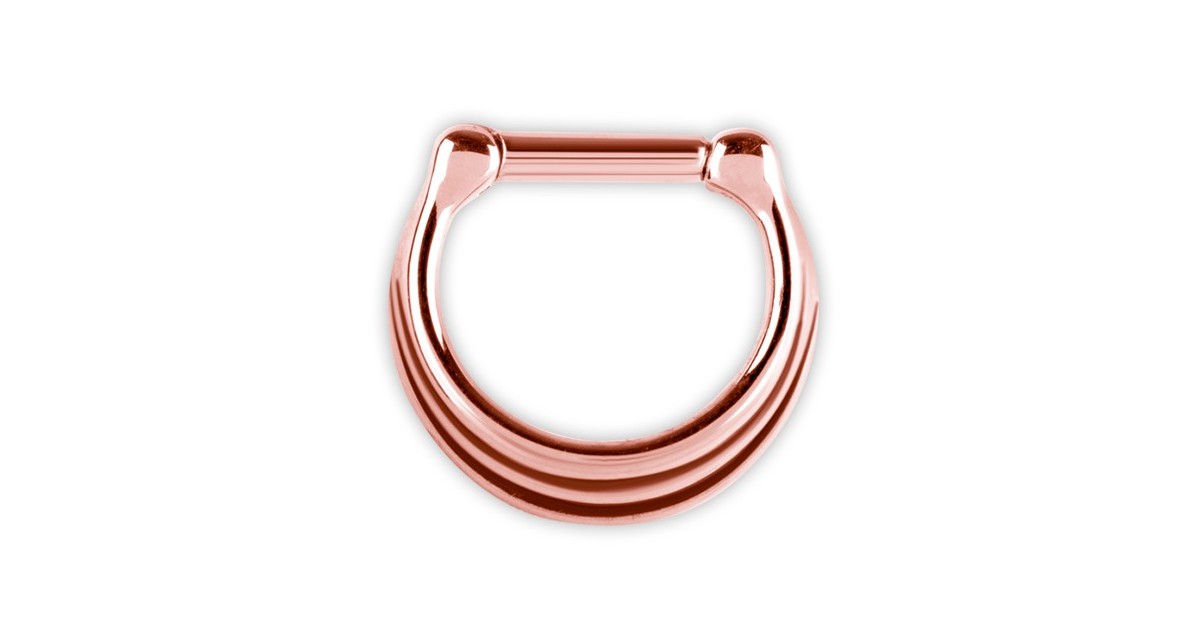 Rg 316 Septum Clickers 3 Rings Rg 316 Septum Clickers 3 Rings