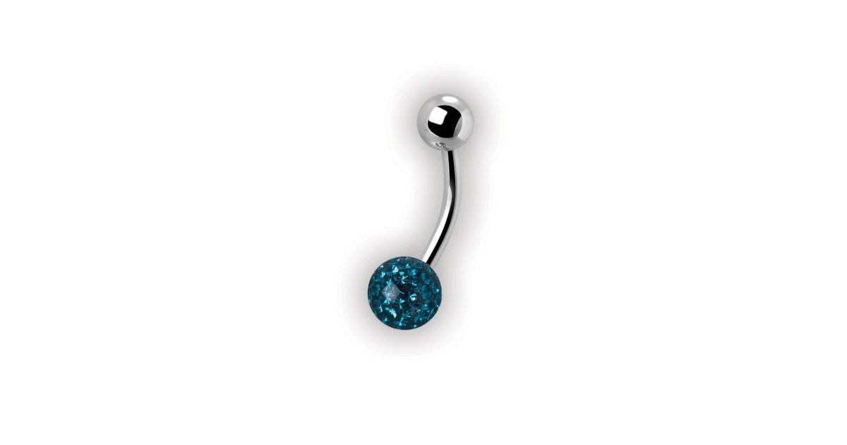 8mm Crystal Balls Navel Bananabells