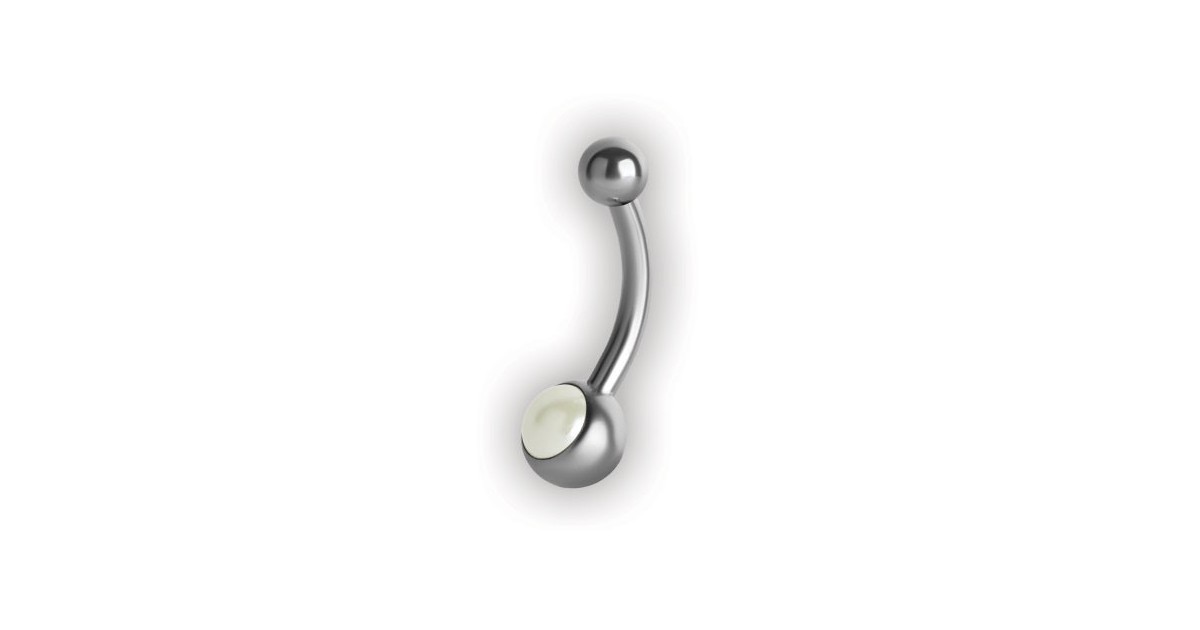 6mm Pearl Navel Bananabells 6mm Pearl Navel Bananabells