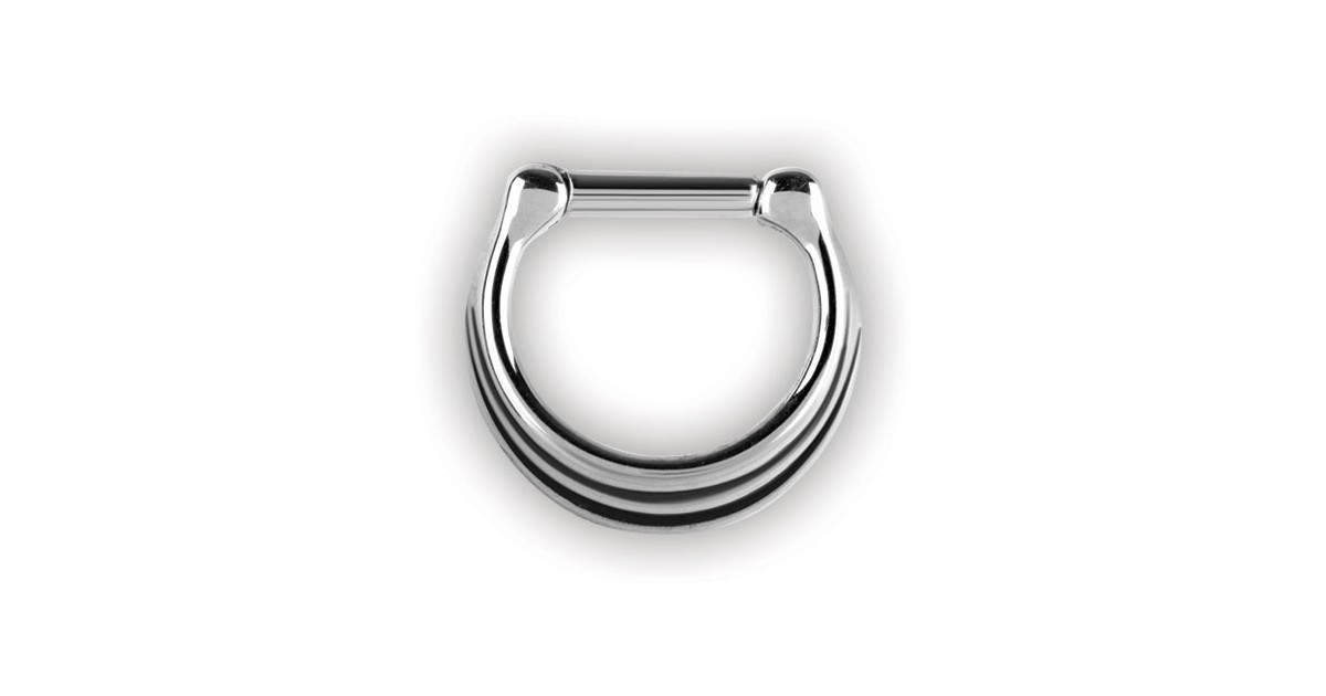 Septum Clickers 3 Rings 1,6x8mm