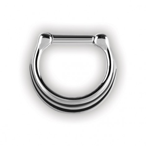 Septum Clickers 3 Rings 1,6x8mm