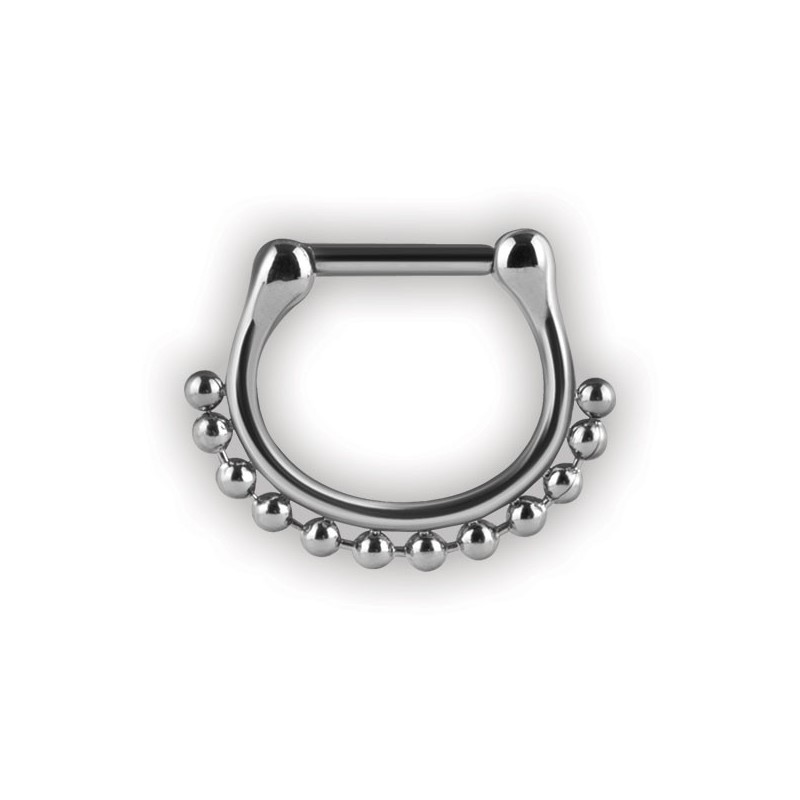 Septum Clickers Side Ball Chain