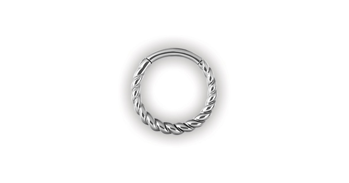 Steel Hinged Ring Twisted Rope