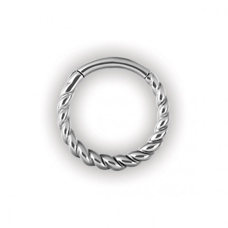 Steel Hinged Ring Twisted Rope