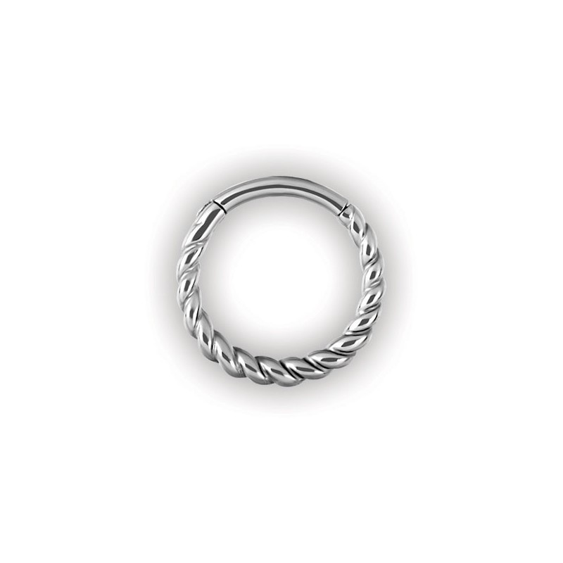 Steel Hinged Ring Twisted Rope