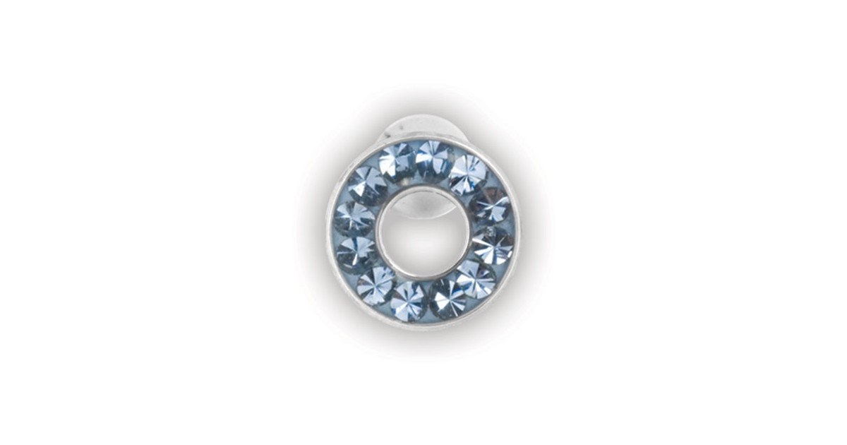 Fake Jewelled Flesh Tunnel Ear Studs Fake Jewelled Flesh Tunnel Ear Studs